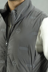 Modern Bubble Quilted Detachable Hood Imported Men's Gilet