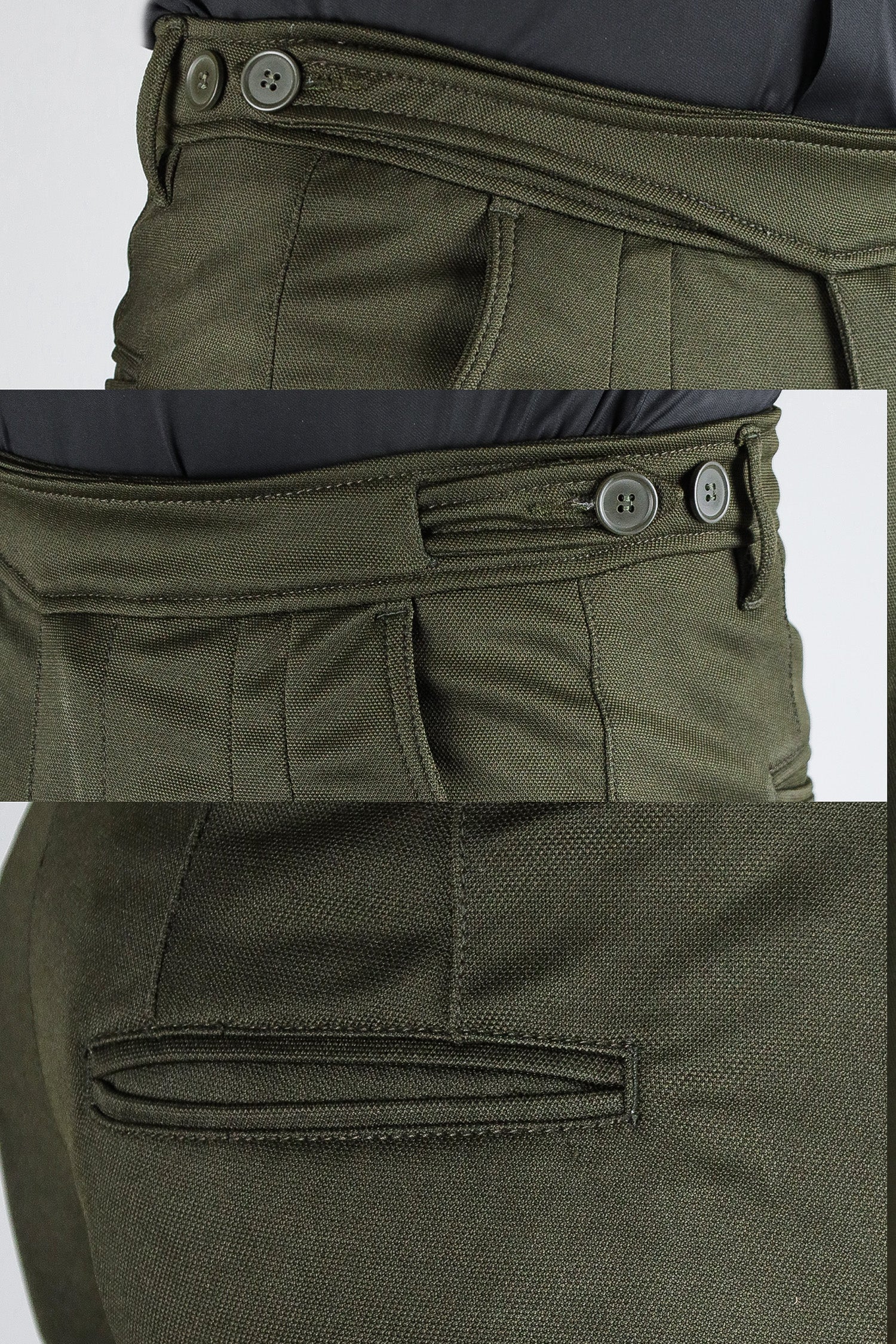 Self Texture Slim Fit Gurkha Cotton Pant