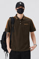 Hcket Contrasting Striped Sleeves Men's Polo Shirt