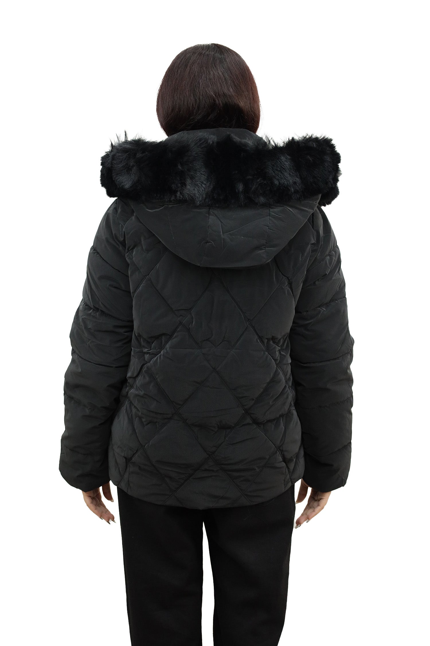 Wind Breaker Diamond Quilted Women Imported Puffer Jacket