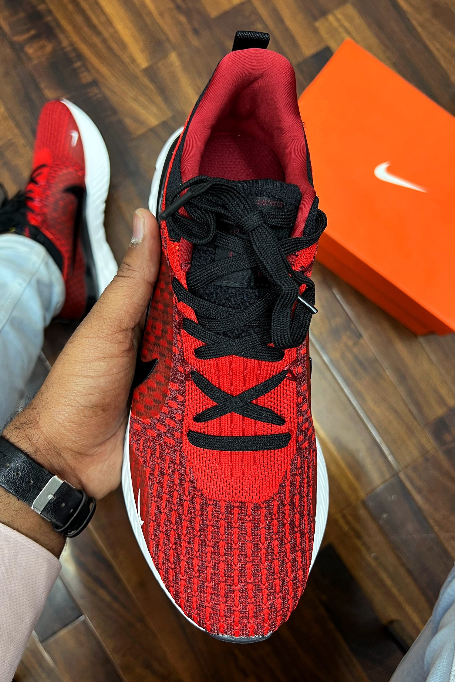 Nke React Infinity Run FK 3 Men Sneakers In Black&Red