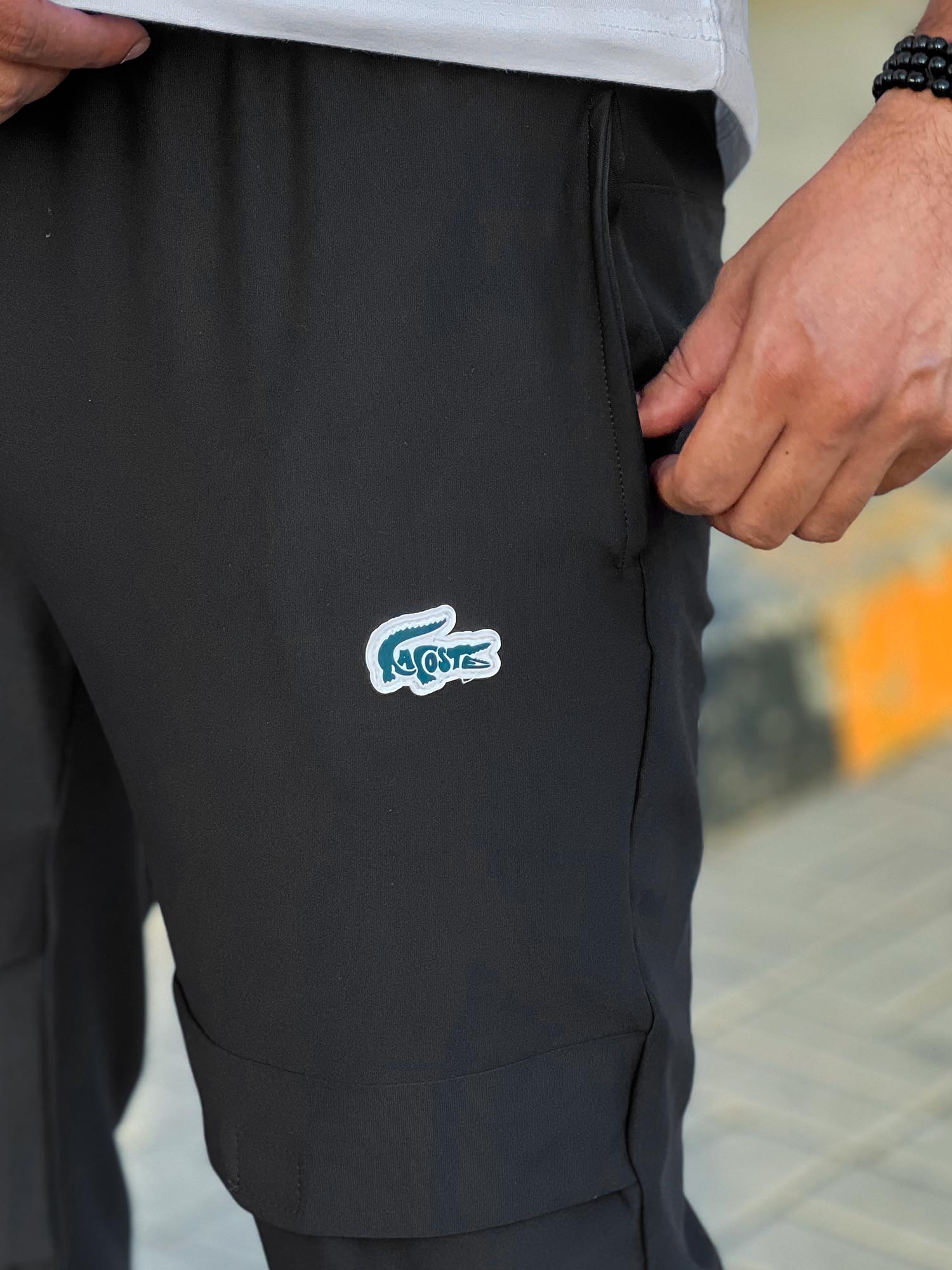 Lacste Embossed Logo Men Trouser