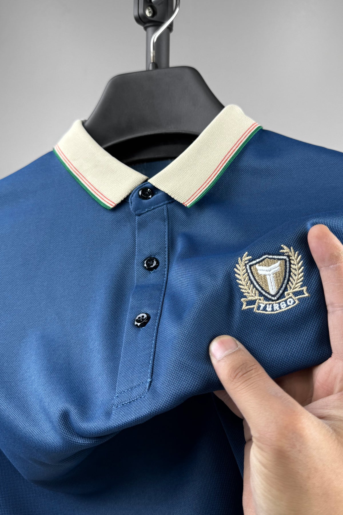 Turbo Summer Generic Men's Polo Shirt In Blue