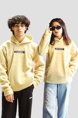 Turbo Cozy Imported Sherpa-Lined Hoodie In Creem