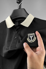 Turbo Summer Comfort Men's Polo Shirt In Black