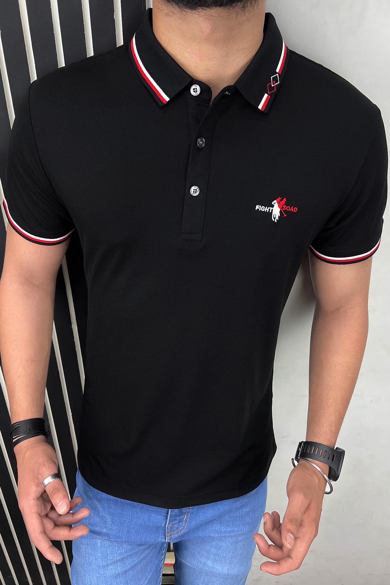 Fight Soad Front Logo Polo Shirts