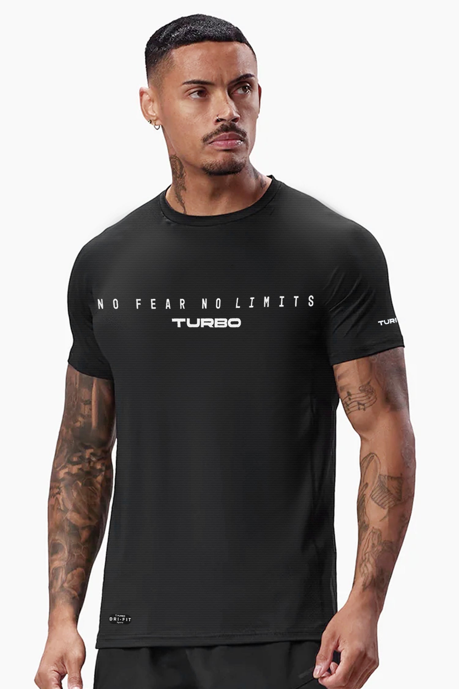 Turbo Motivational Quote ClimaCool Dry-Fit Tee