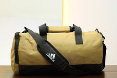 Adds Front  Logo Travel Bag In Camel