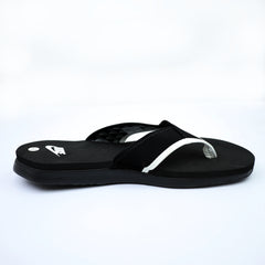 Nke V-Shaped Straps Flip Flops in Black&White