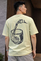 Turbo Urban Equation Men's Oversize Tee In Beige