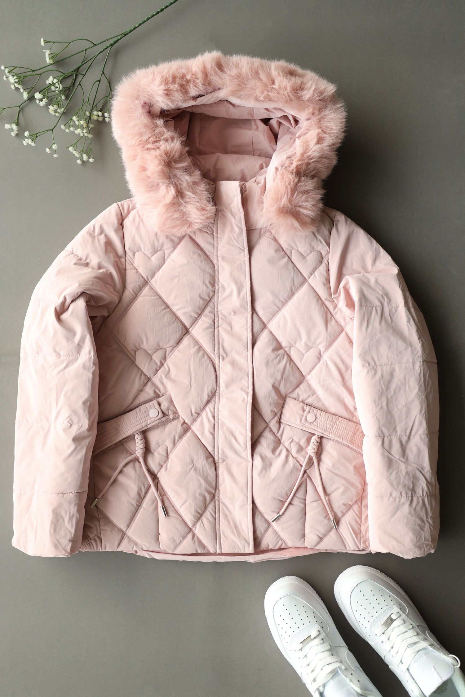 Wind Breaker Diamond Quilted Women Imported Puffer Jacket