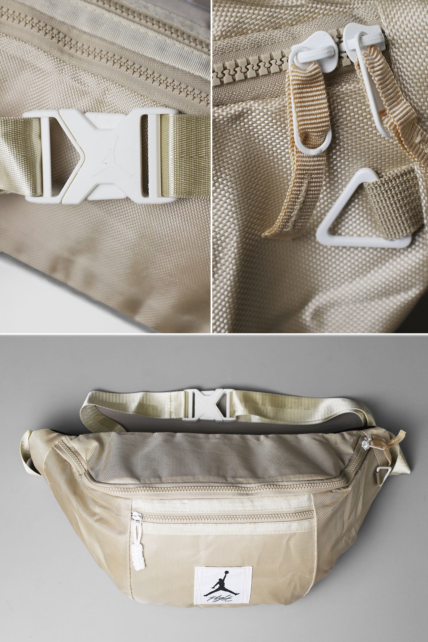 Jrdn Flight Fanny Waist Bag | Beige