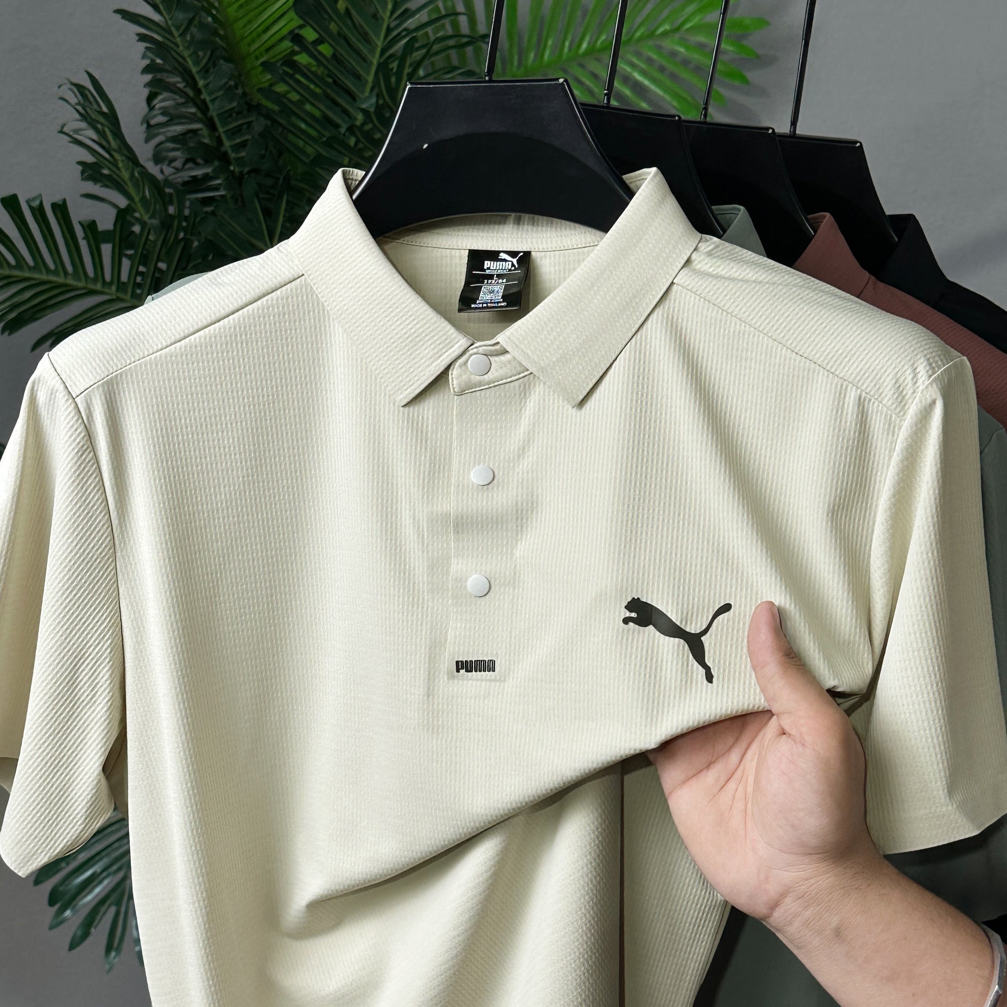 Pma Essential Printed Logo Men's Polo Shirt