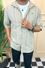 Turbo Spring Edit Textured Casual Shirt