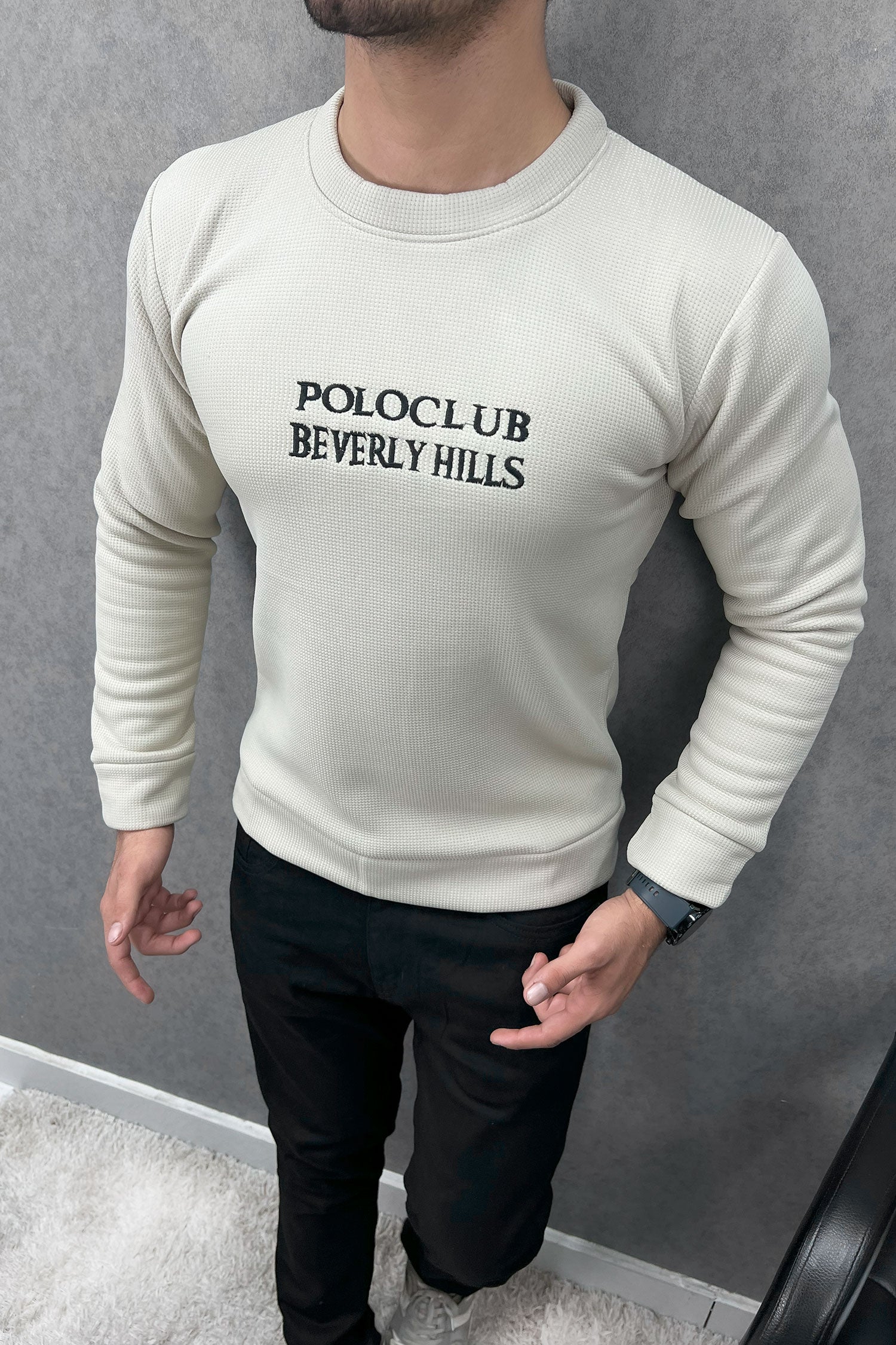 Polo Club Round Neck Imported Men's Sweatshirt