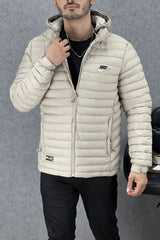 Nke Hooded Imported Puffer Jacket