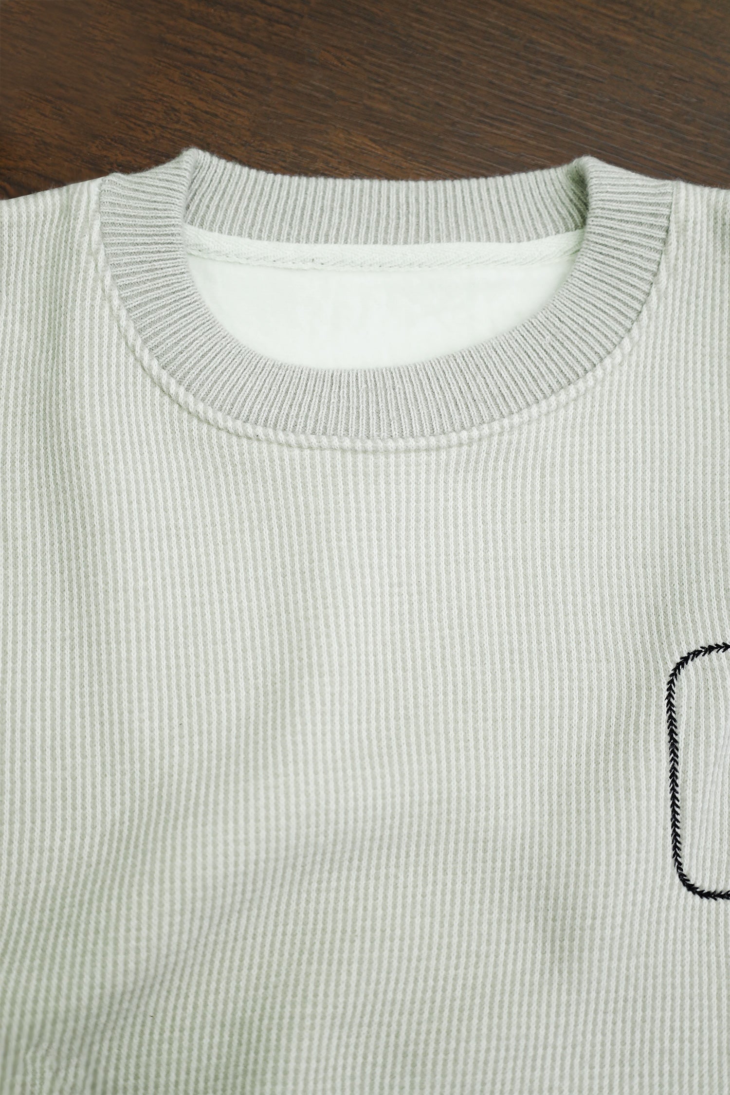 Panel Lining Round Neck Imported Men's Sweatshirt