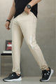 Turbo Performance Straight-Fit Imp Dry-fit Trouser In Beige