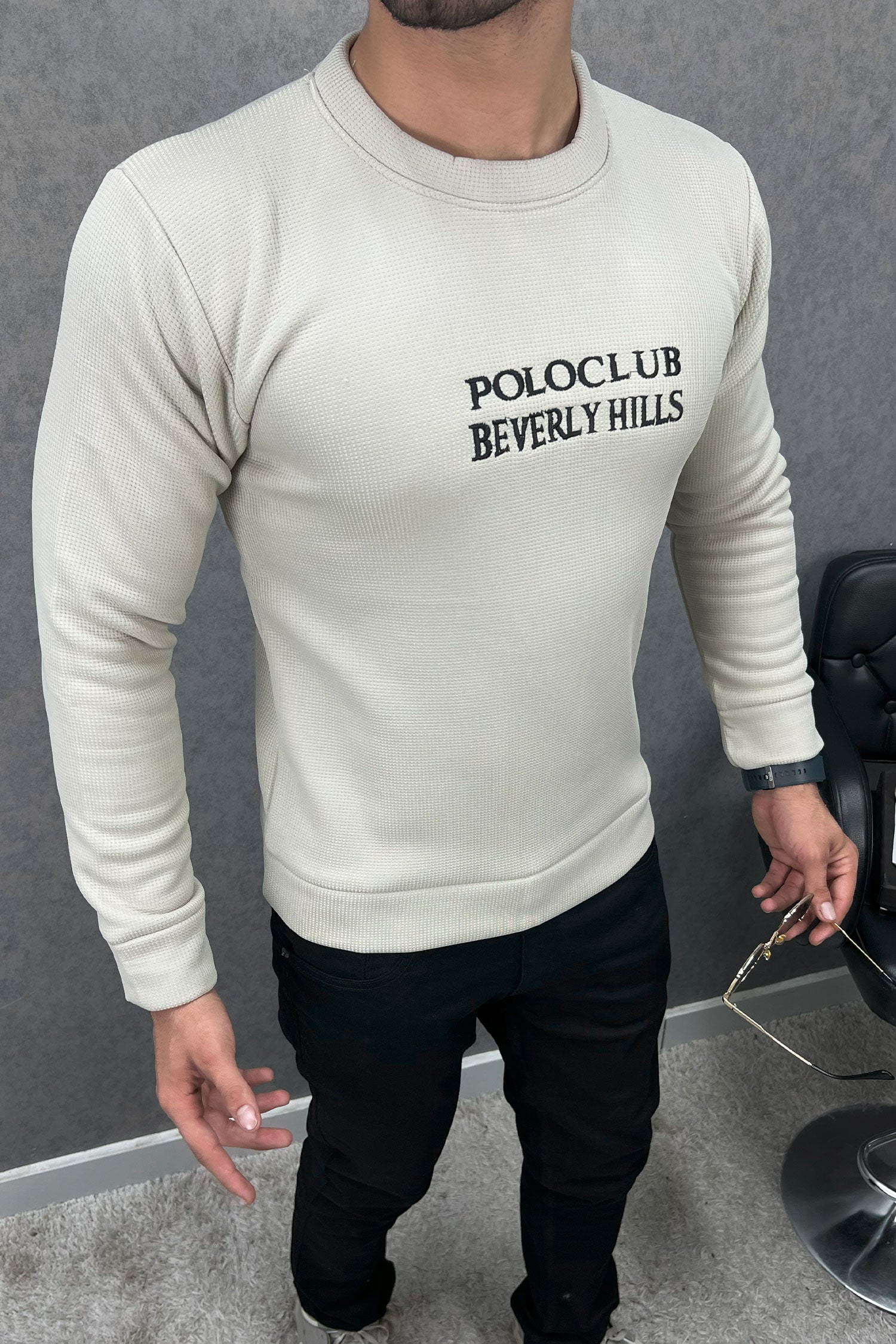 Polo Club Round Neck Imported Men's Sweatshirt