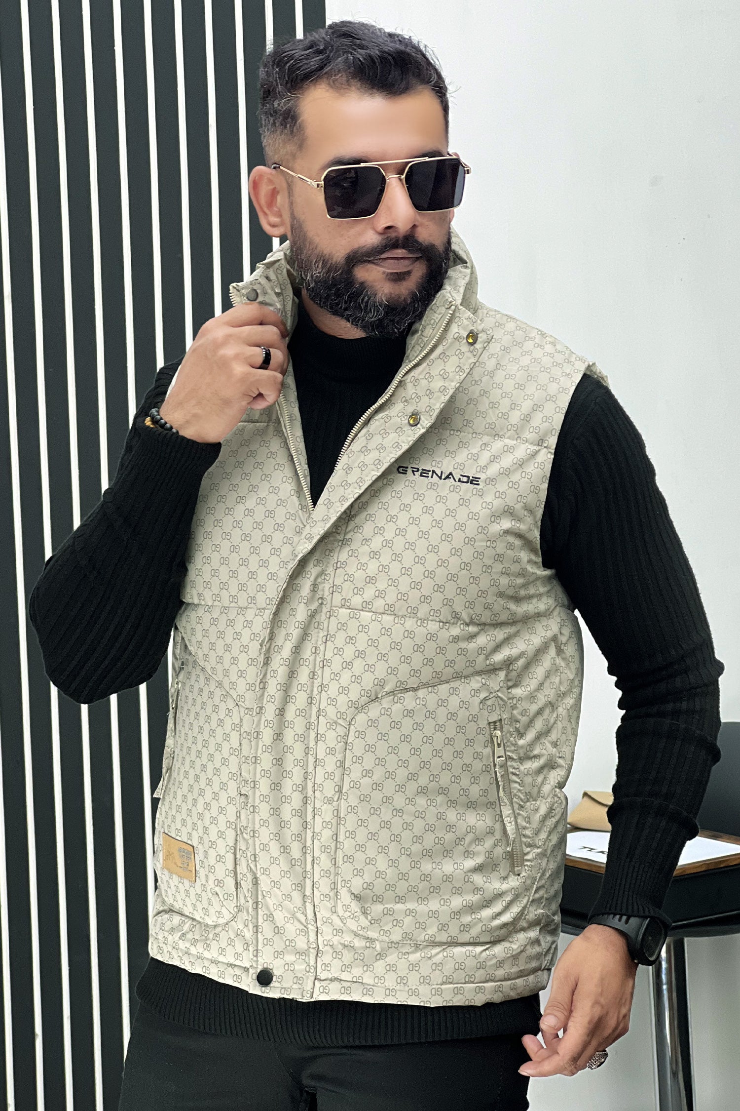 Grenade Daily Paper Quilted Imported Men's Gilet