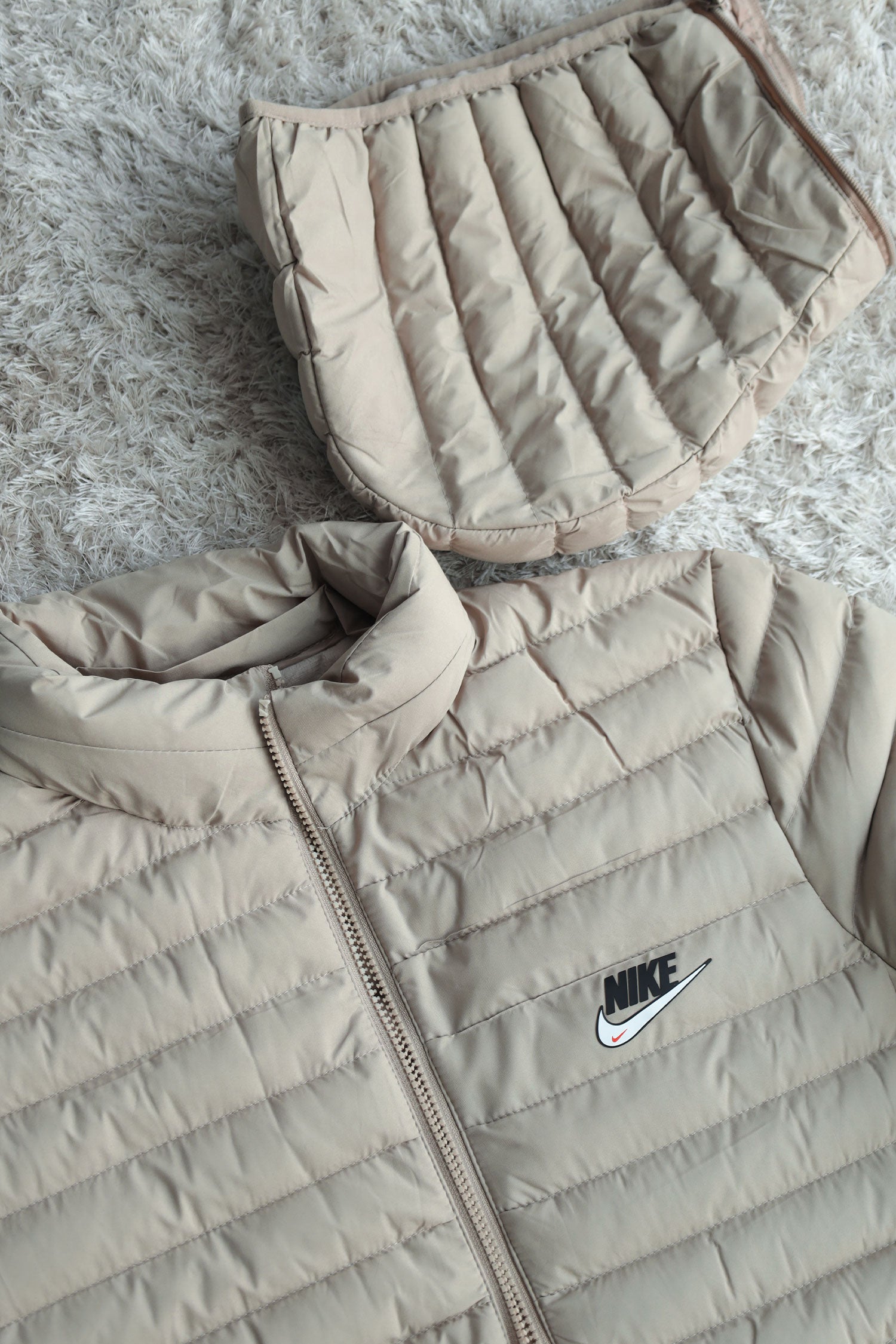 Nke Hooded Imported Puffer Jacket