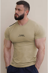 Turbo 'No Excuses' Grid-Tech Performance Dry-Fit Tee