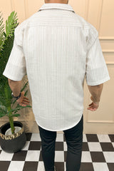 Turbo Down Box Collared Casual Shirt