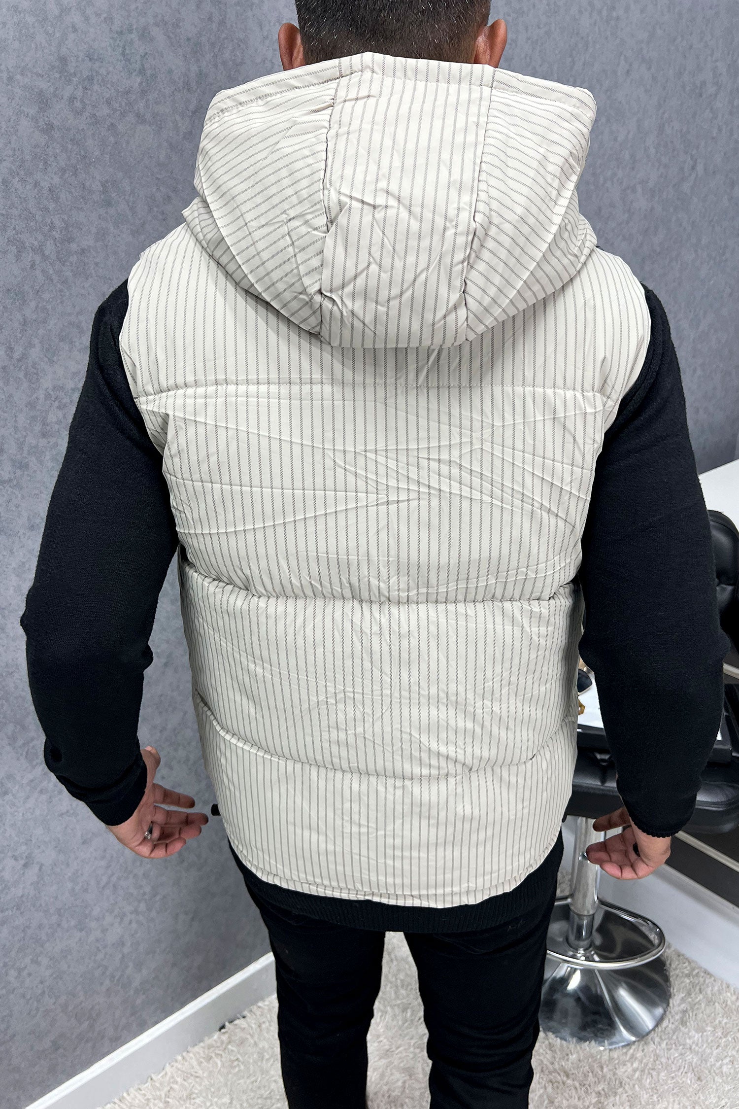 Grenade Lining Pattern Quilted Imported Men's Gilet