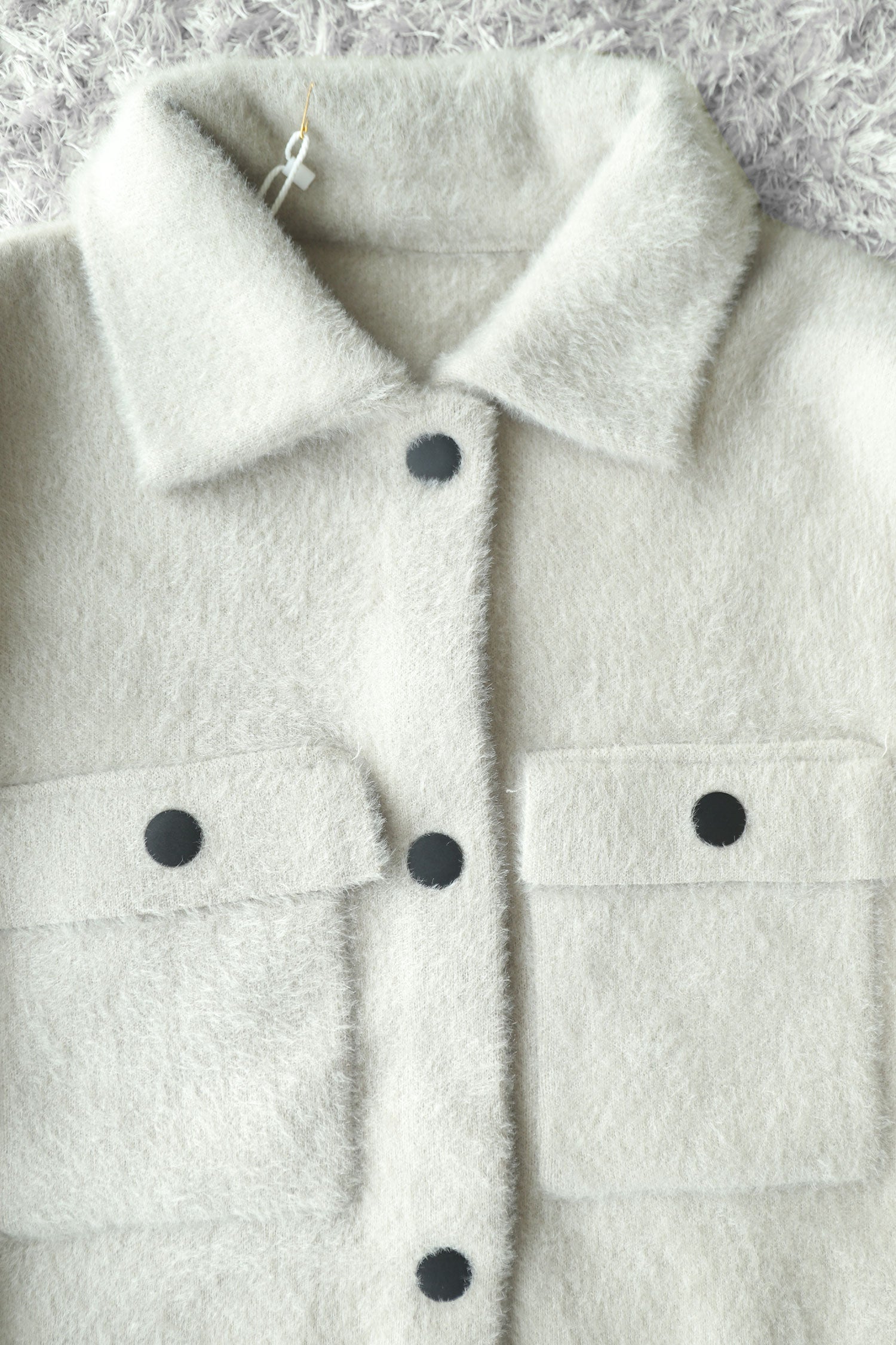 Double Pocket Detailed Imported Men's Woolen Jacket