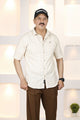 Turbo Down Box Collared Casual Shirt