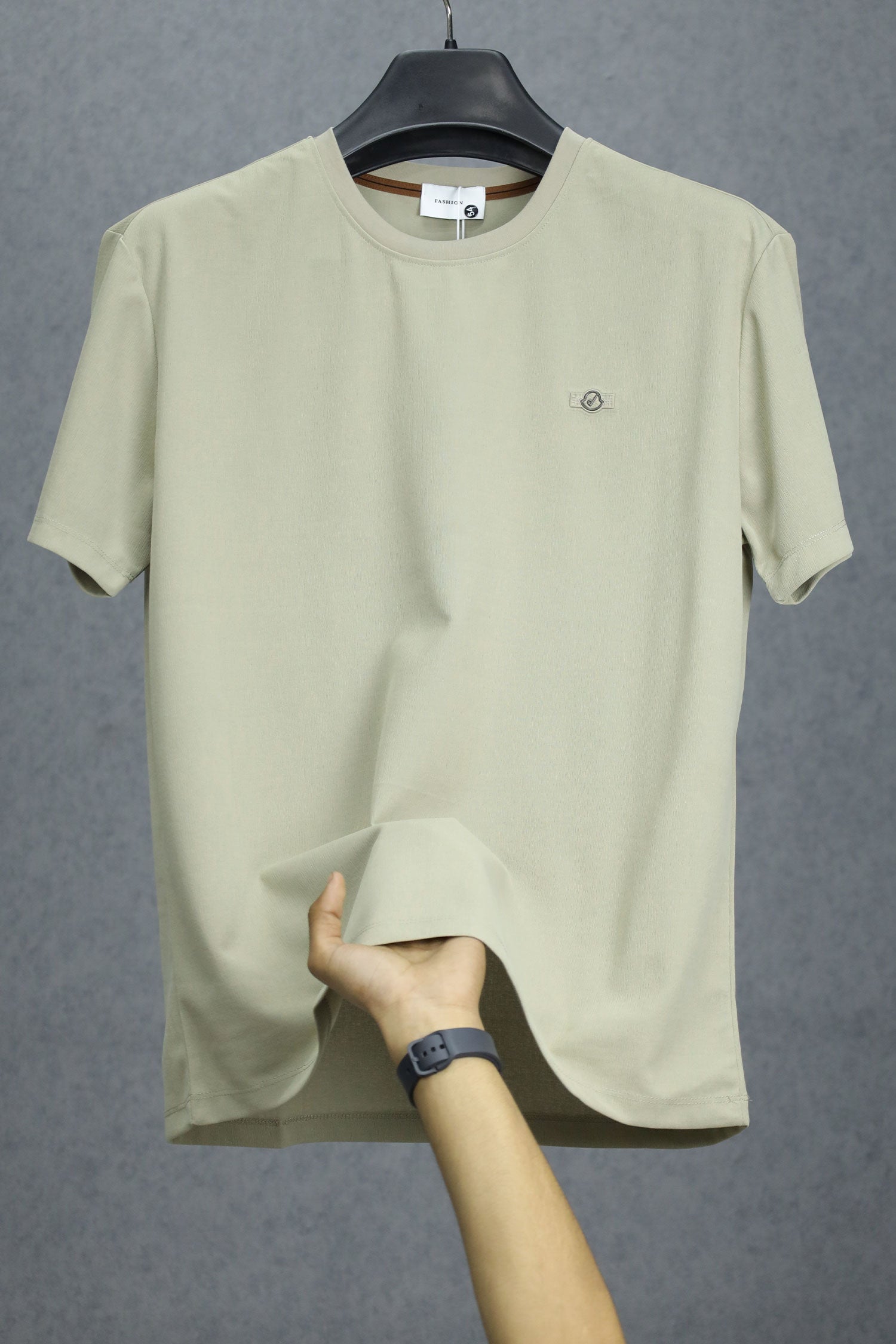 Comfy Self Texture Imported Round Neck T-Shirt