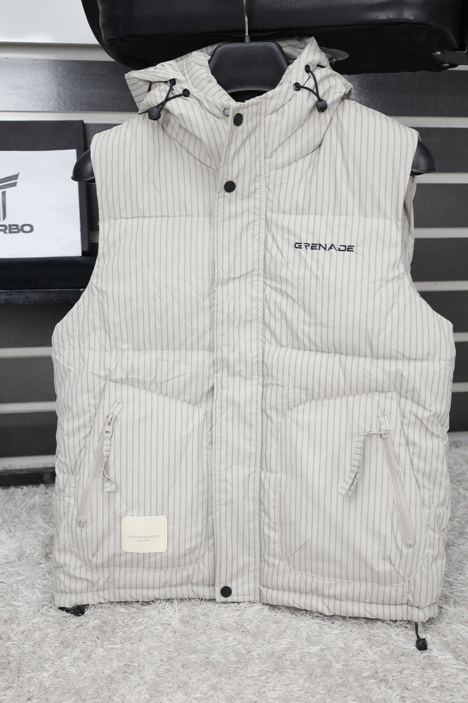 Grenade Lining Pattern Quilted Imported Men's Gilet