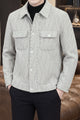 Sharp Herringbone Texture Imported Men's Wool Jacket