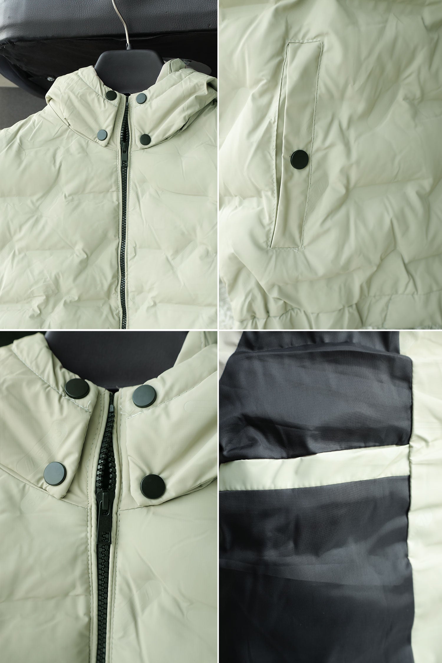 Plain Padded Removable Hood Quilted Imported Men's Gilet