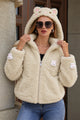 Women Cloud-Soft 3D Ear Plush Imported Sherpa Jacket