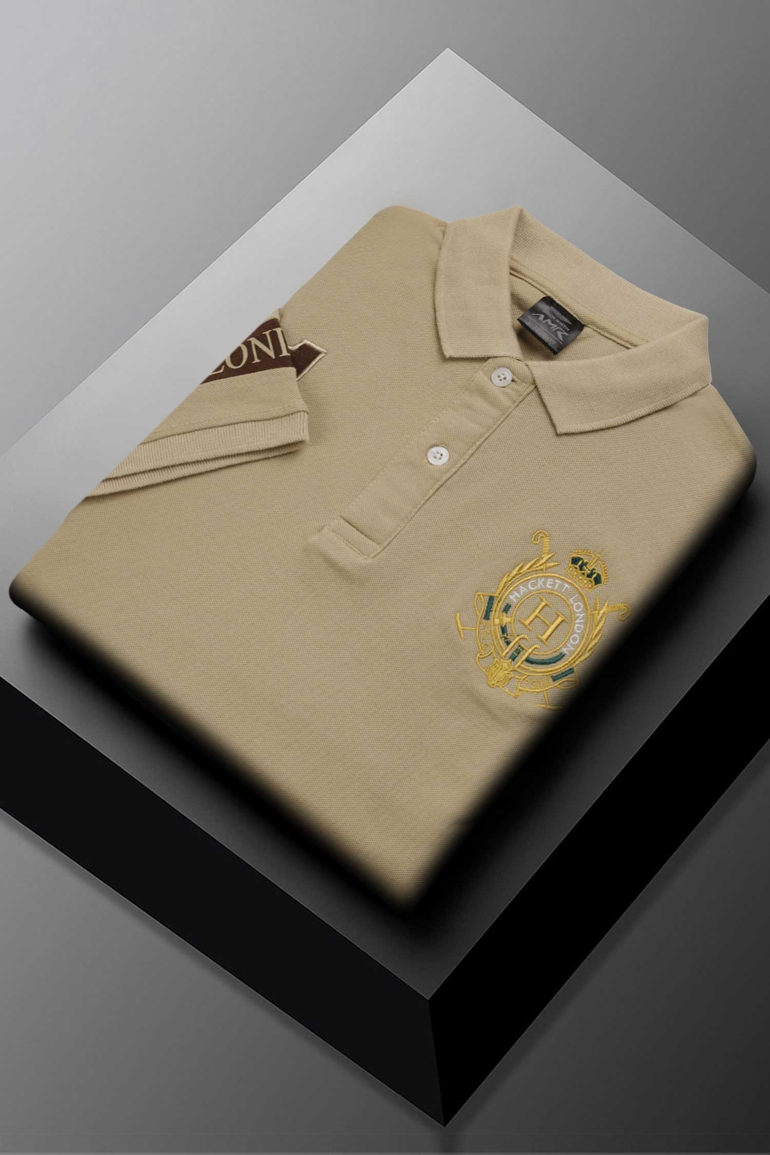 Hackt Lndn Heritage Crown Graphic Men's Polo Shirt
