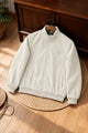 Turbo Ribbed Mock Collar Imported Men's Suede Jacket
