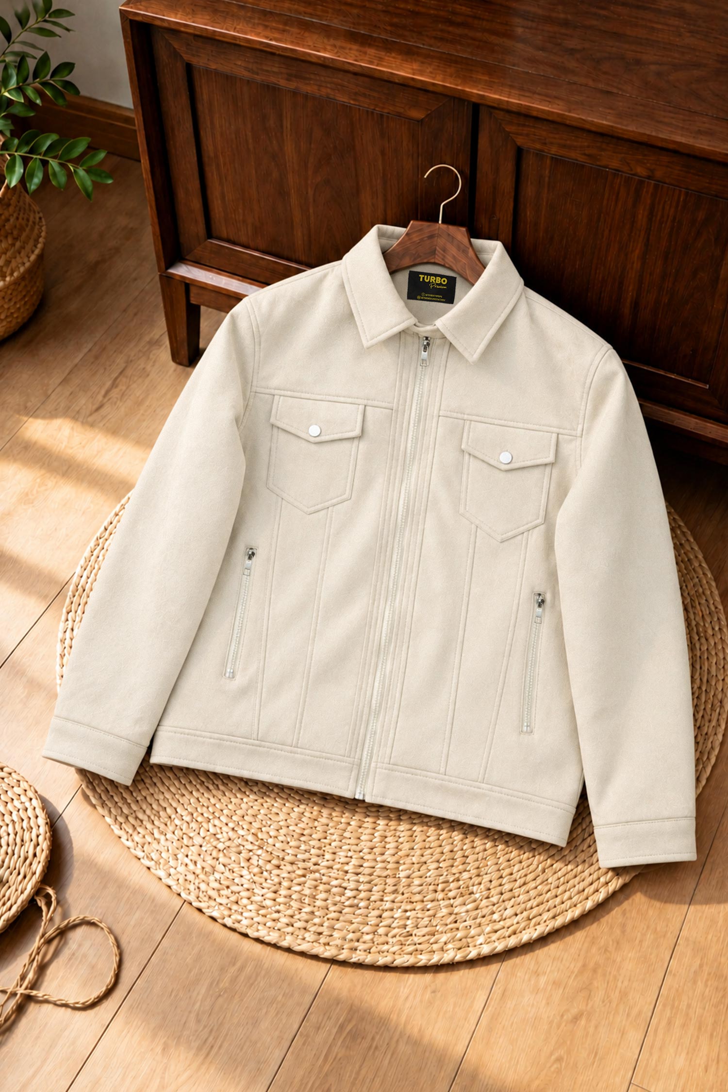 Turbo WindShell Bomber Imported Men's Suede Jacket