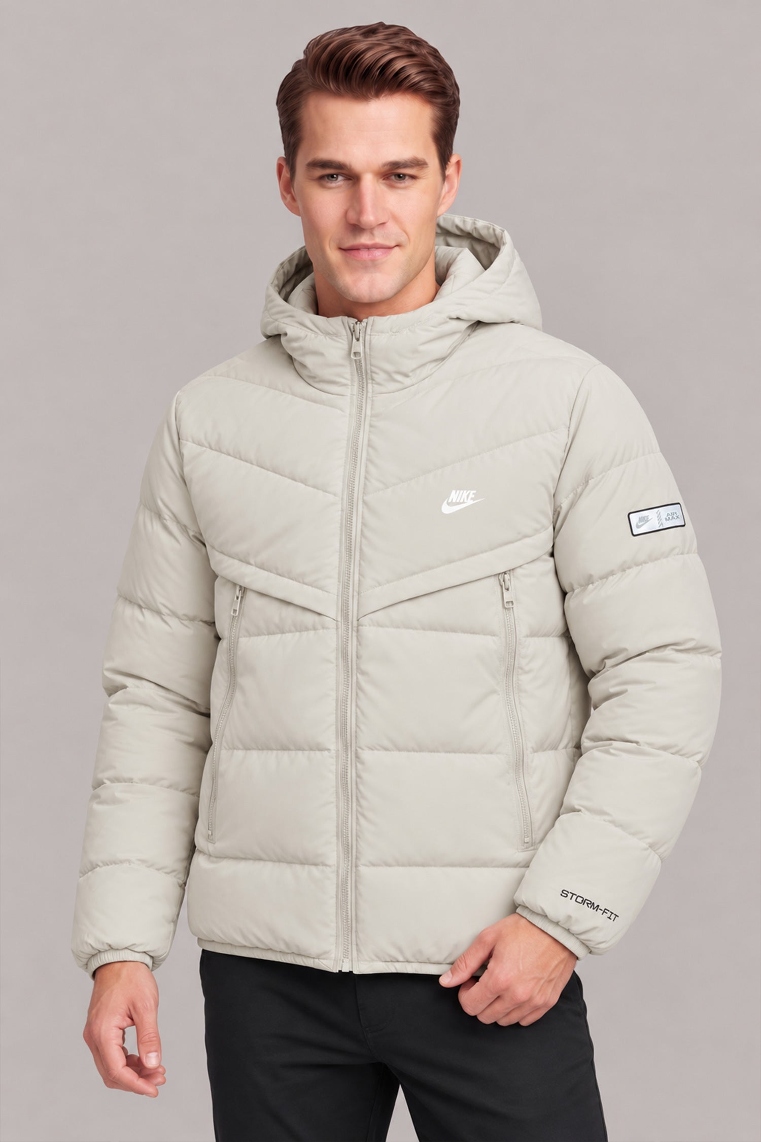 Nke Storm-Fit Windrunner Hooded Imported Puffer Jacket