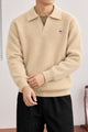 Gnt Fuzzy Knit Imported Round Neck Rabbit Wool Men's Sweater