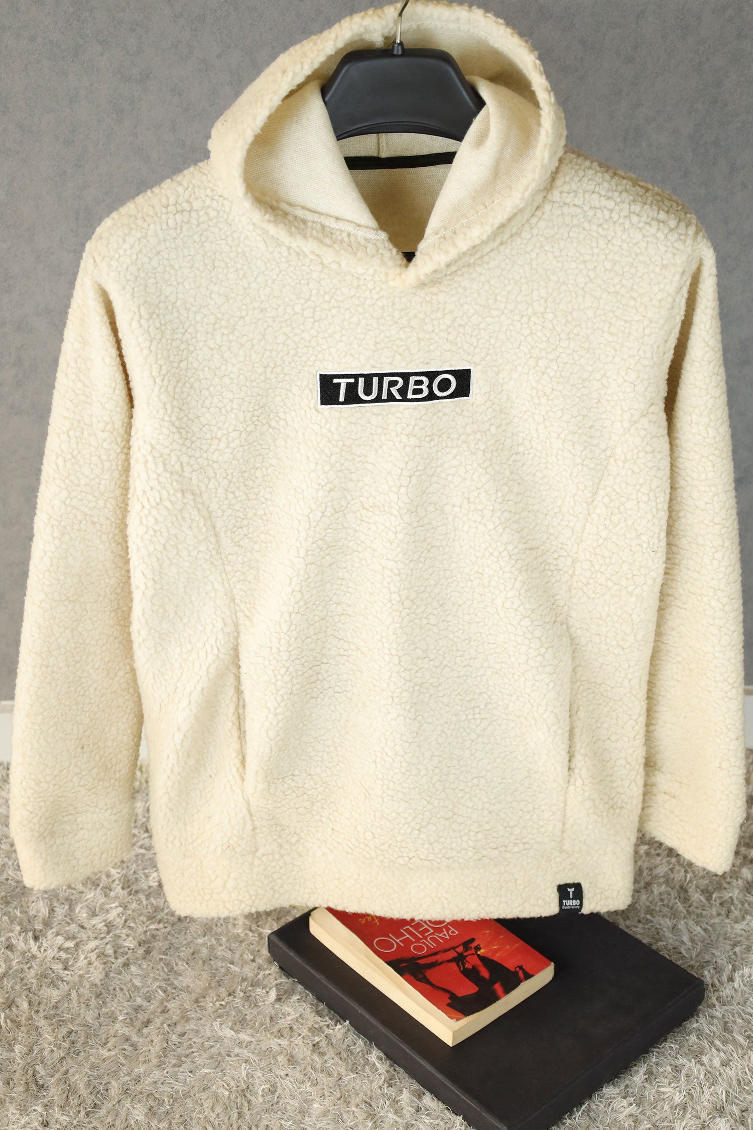 Turbo Cozy Imported Sherpa-Lined Hoodie