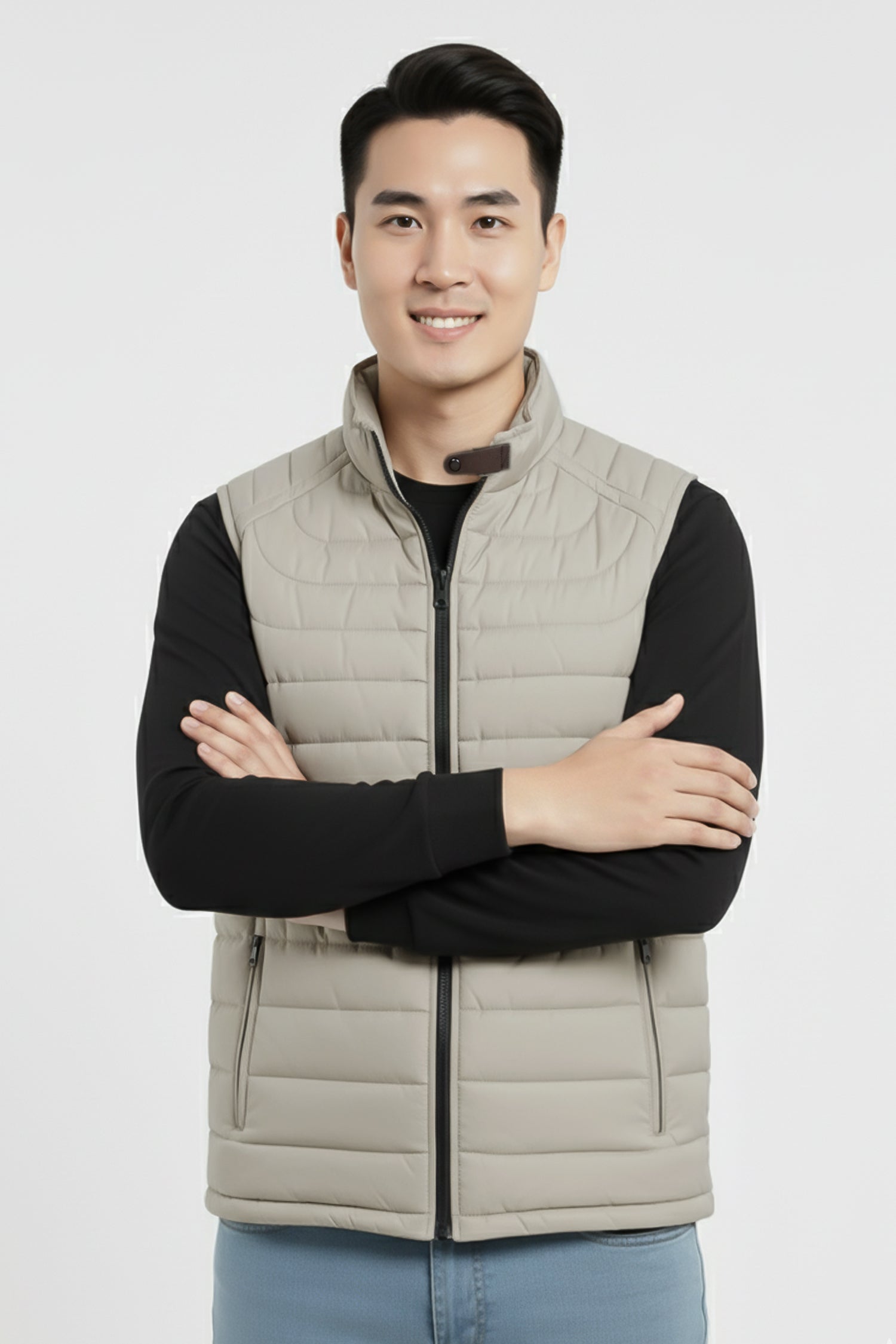 Lightweight Quilted Puffer Vest Imported Men's Gilet