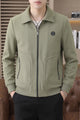 Zipped Blouson Imp Men's Wool Jacket In Beige