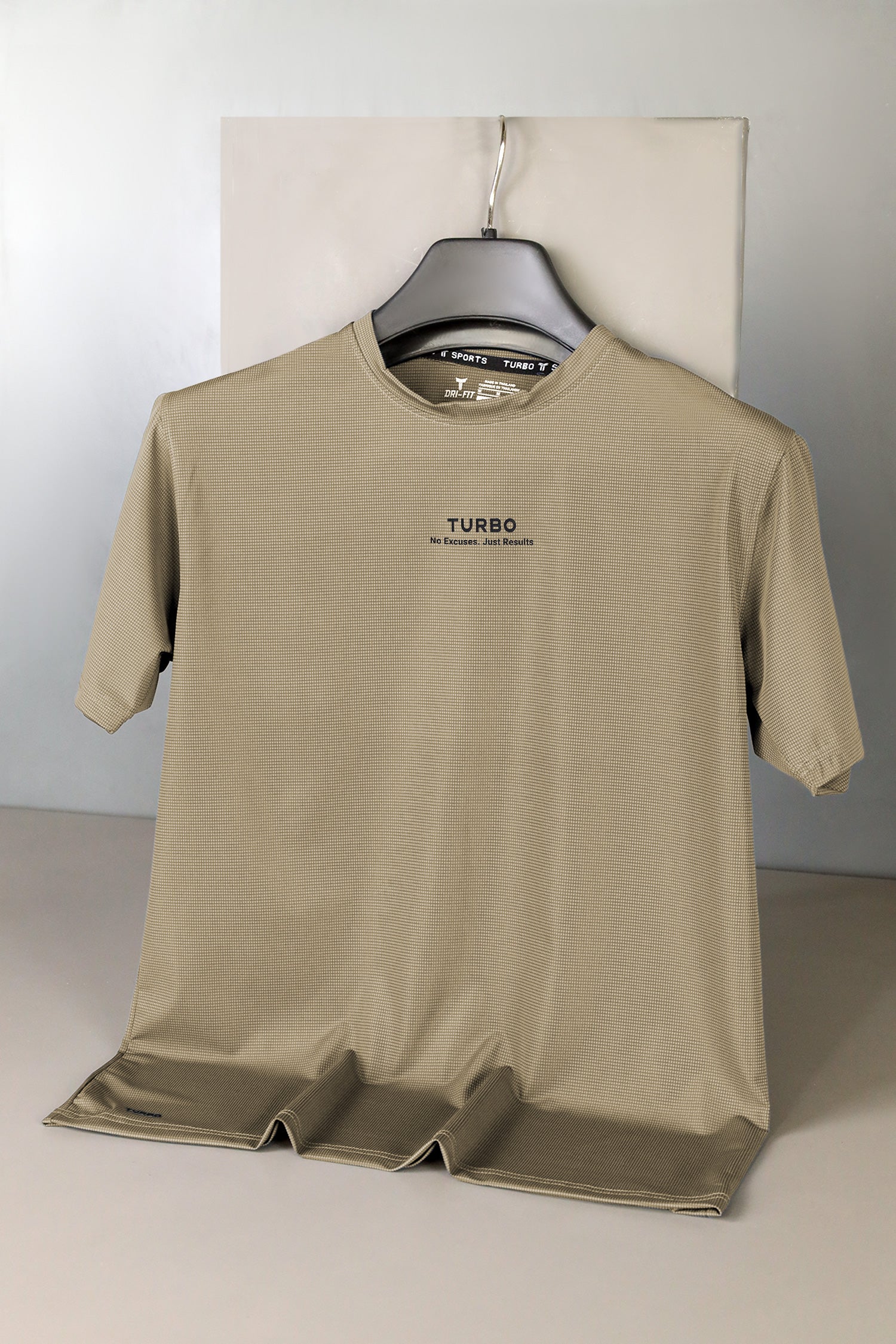 Turbo 'No Excuses' Grid-Tech Performance Dry-Fit Tee