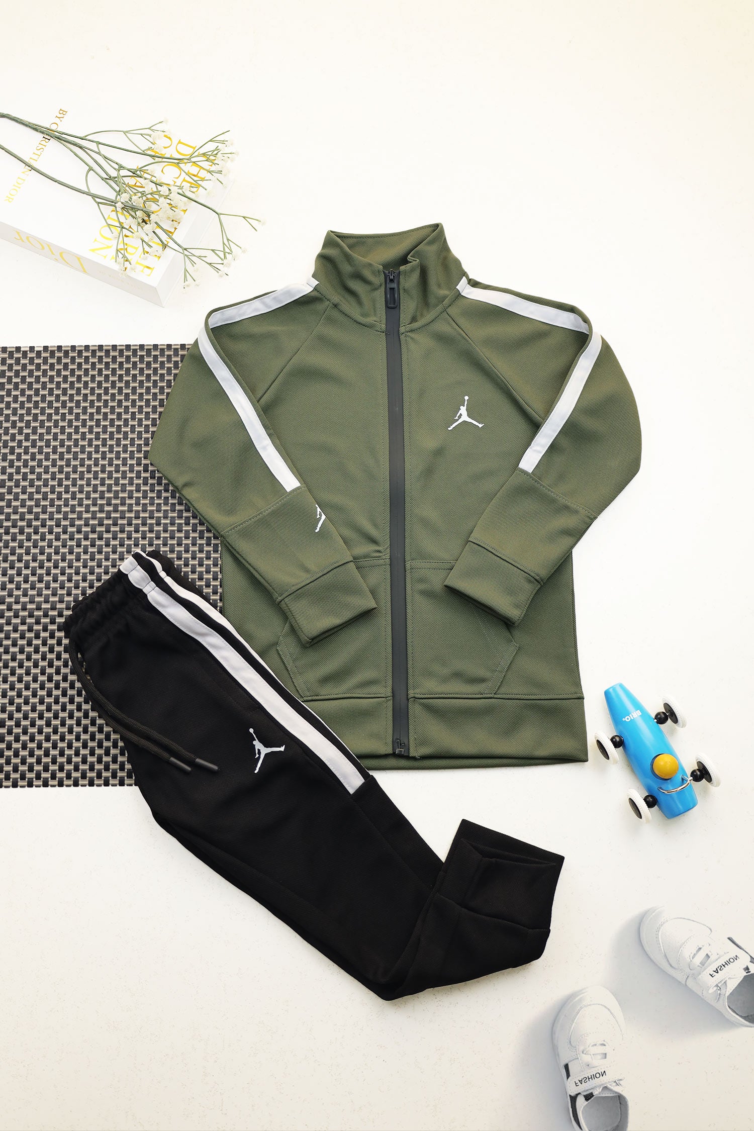 Jrdn Jumpman Signature Slogan Unisex Younger Kids Tracksuit