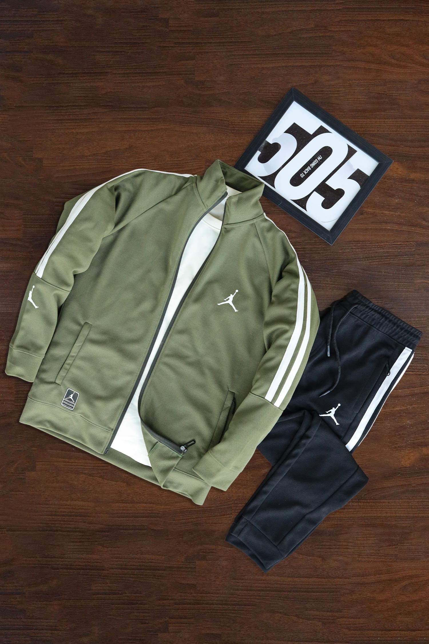 Jrdn Jumpman Signature Slogan Zipper Tracksuit