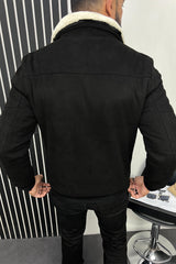 Designed To Blow Your Mind Zipper Men's Suede Jacket