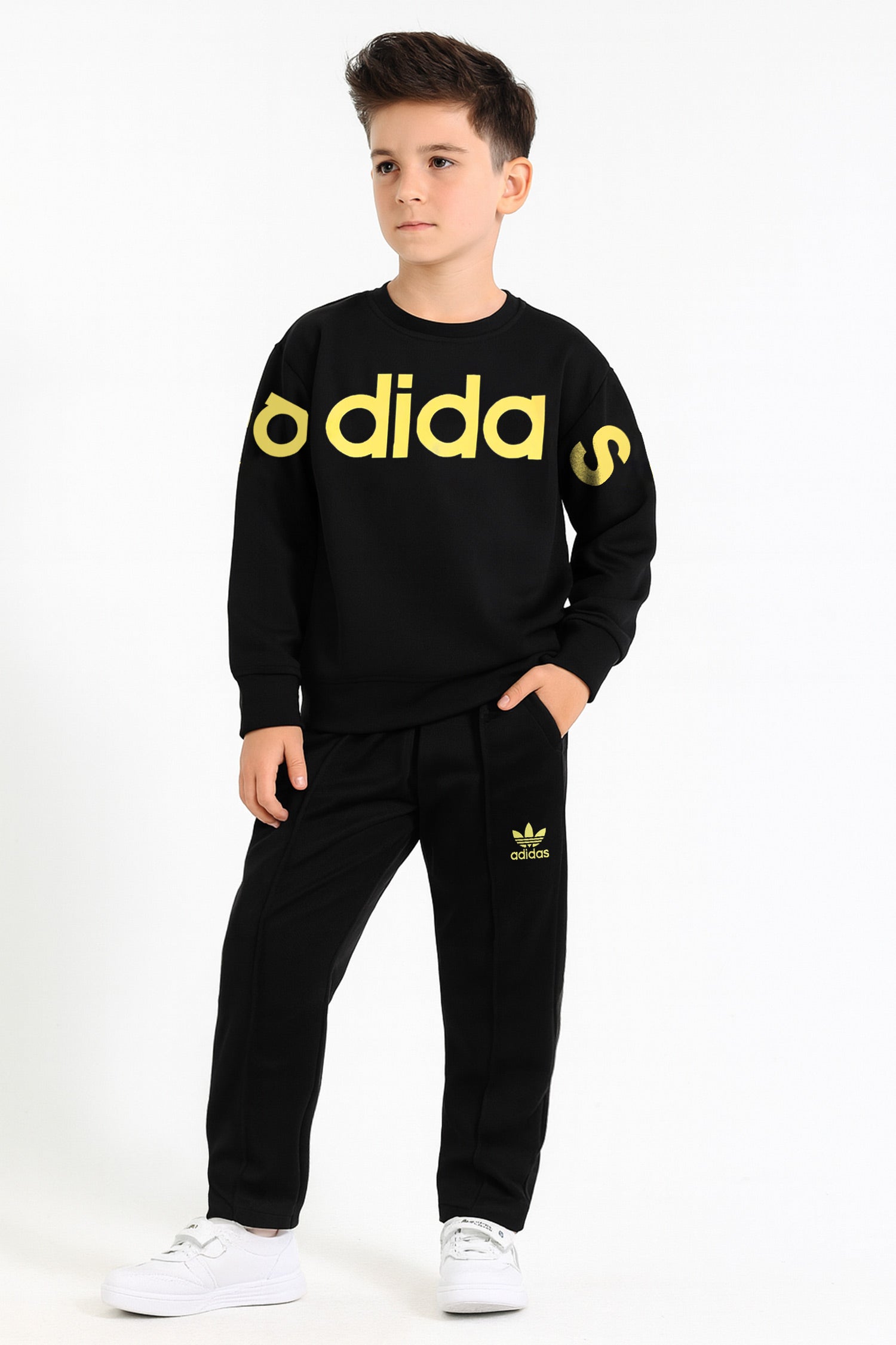 Adds Drop Shoulder Quick-Dry Unisex Younger Kids Tracksuit