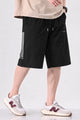OverSized  All Day Wear Raw Edge Elastic Shorts