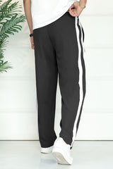 Undr Armr Micro-Tech Heritage Stripe Sportswear Trouser In Black